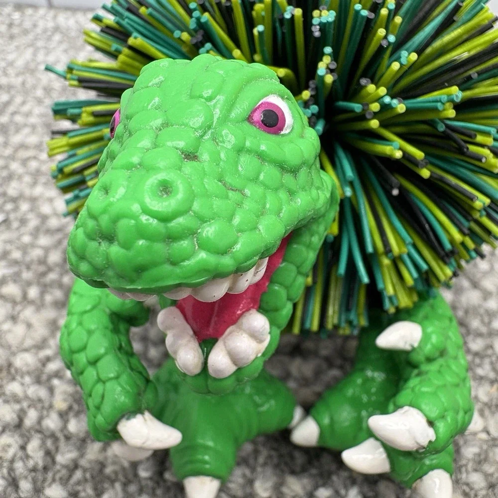 Koosh Ball Set Dinosaurs Tax Plain And Sling Shot Fidget Fun VTG Toys‎