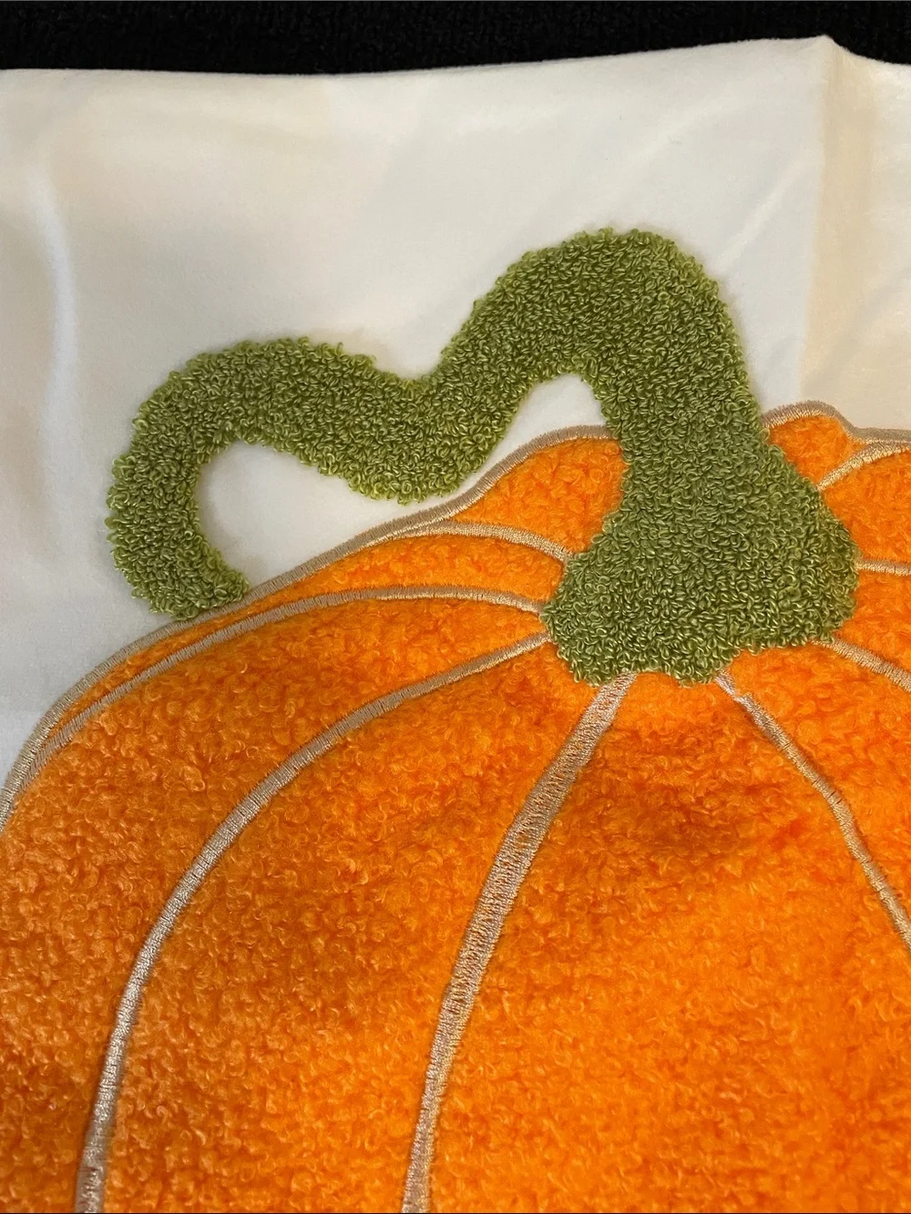 Orange Pumpkin Accent Pillow Covers - Set of 2 soft nwt