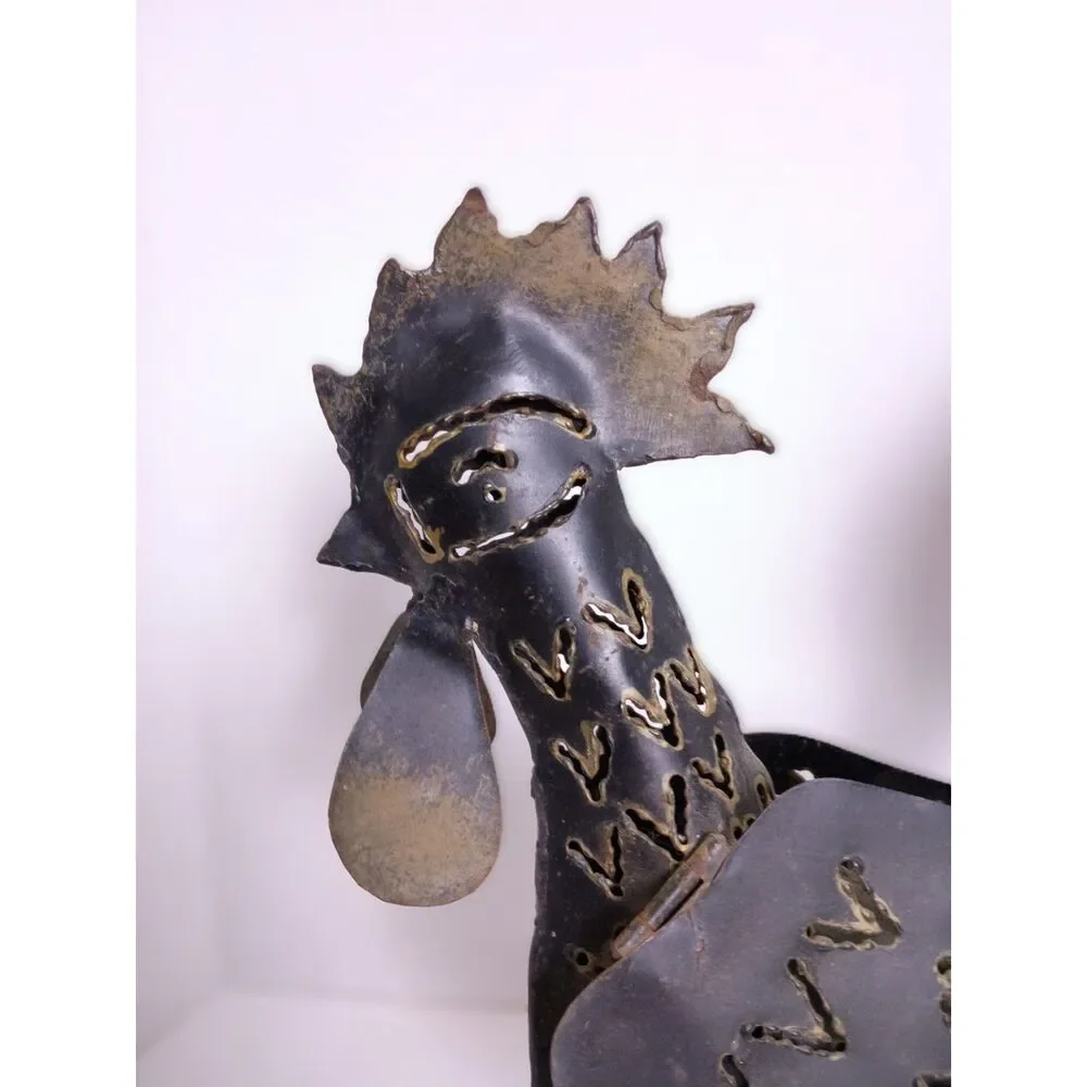 Vintage rustic metal