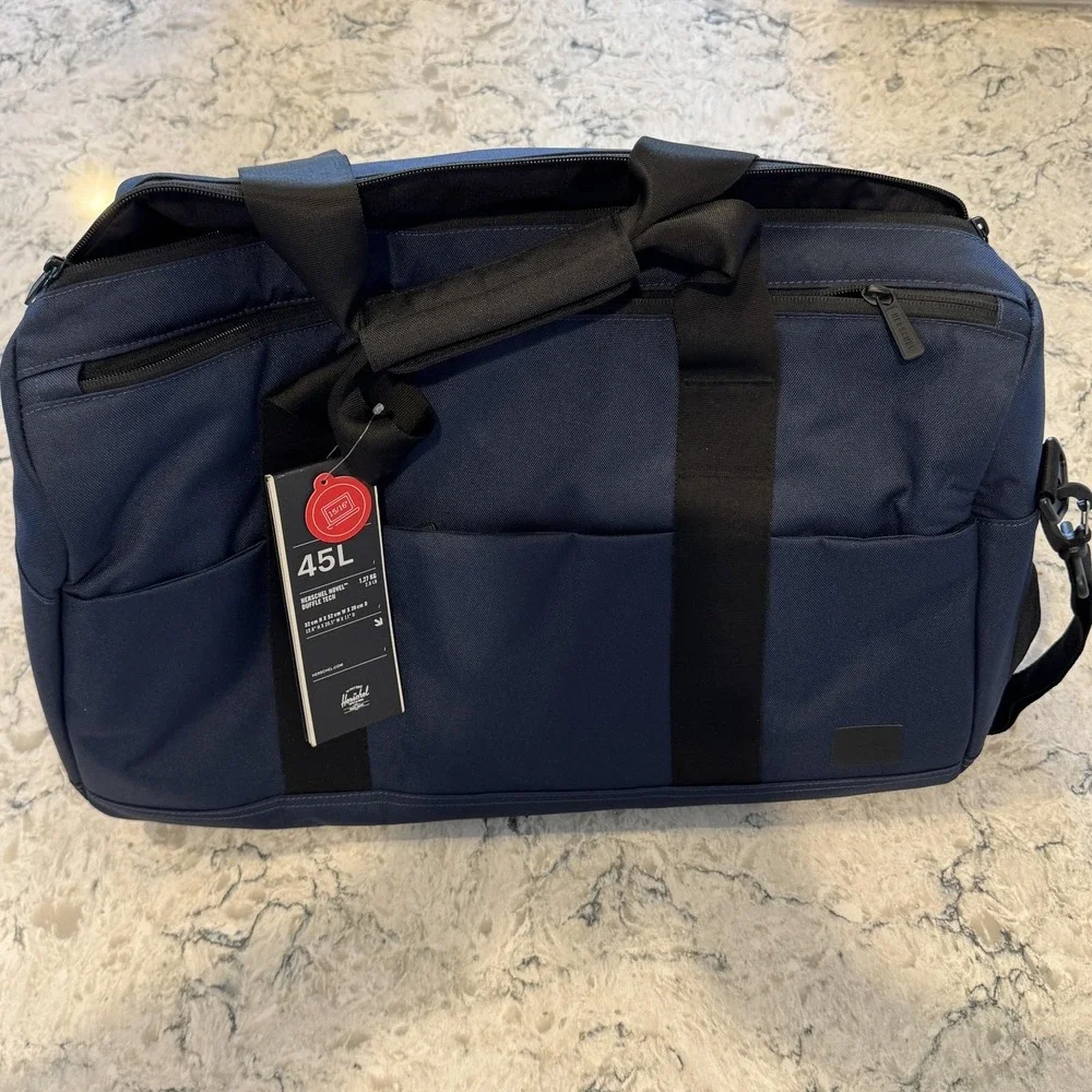 Herschel Novel Duffle Tech 45L Mood Indigo Blue 21