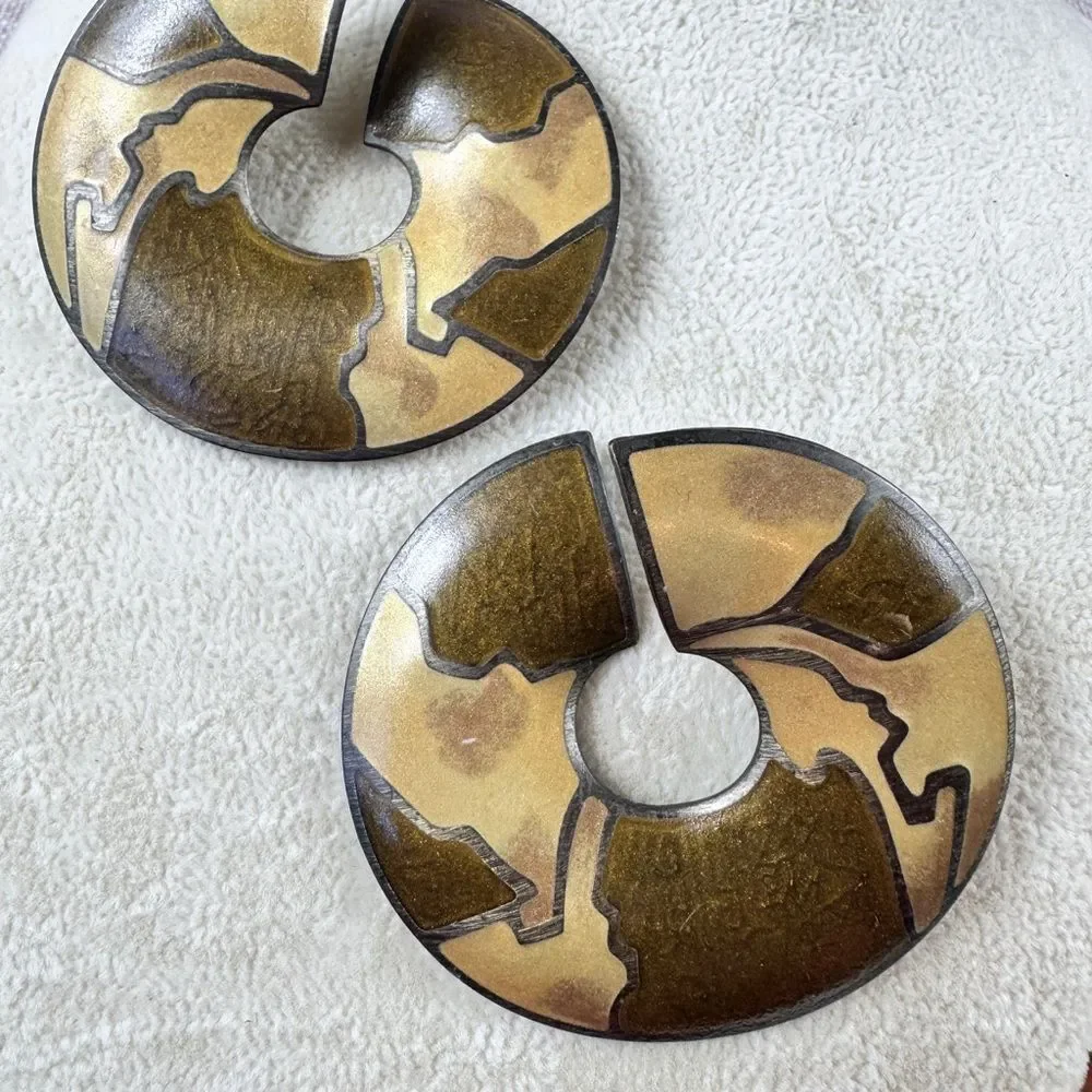 Vintage abstract gold