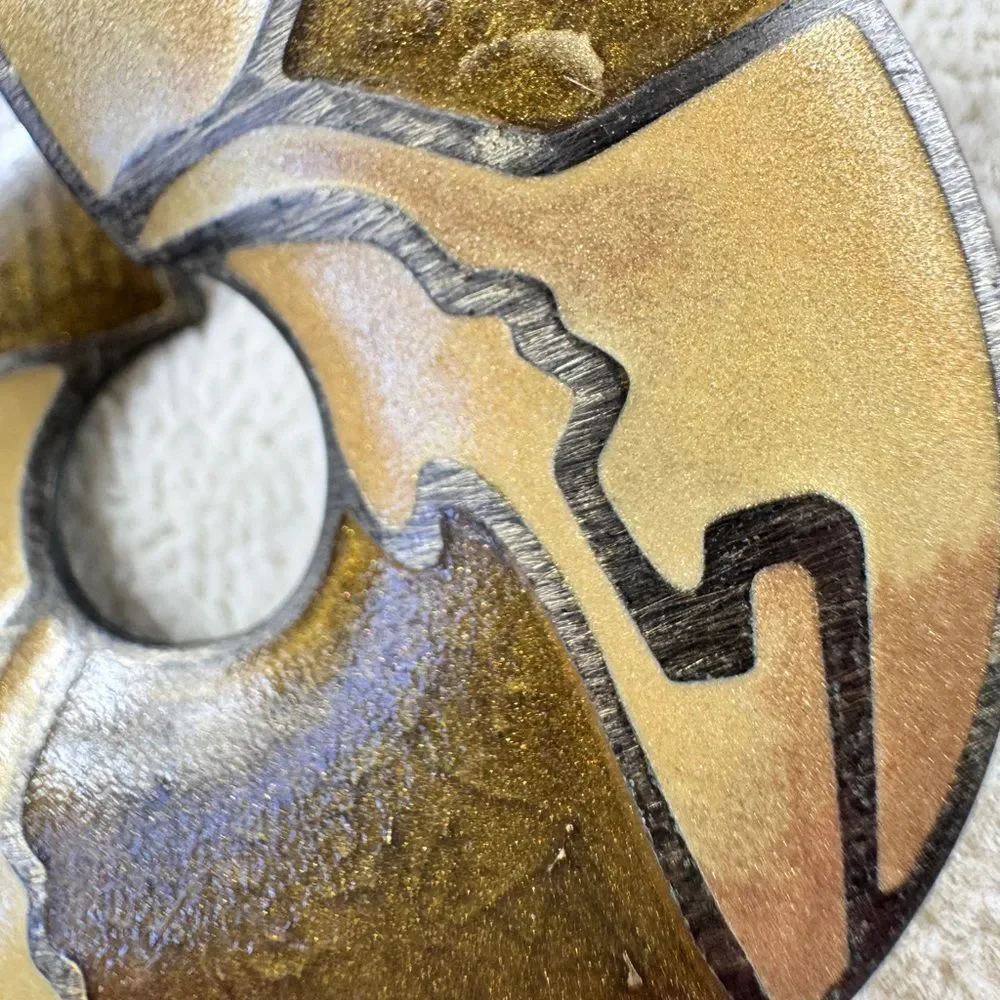 Vintage abstract gold