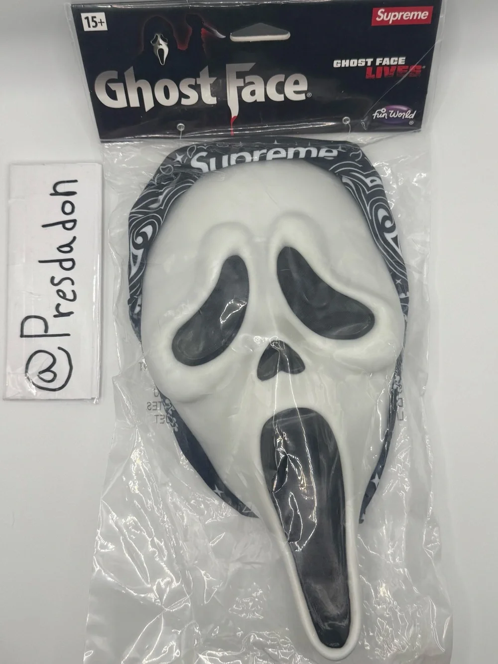 Supreme X Ghost Face mask