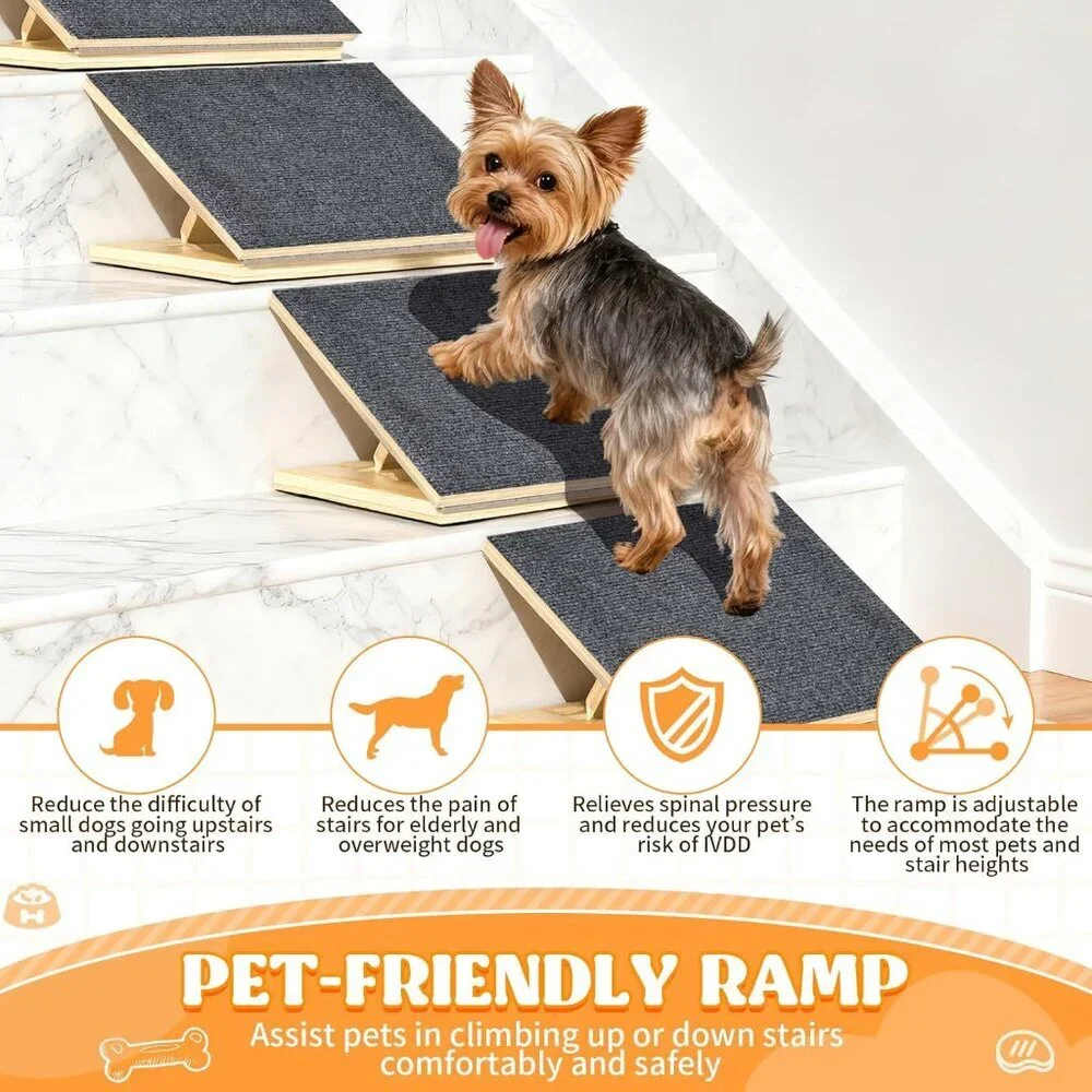 4 Pack Dog Ramps for Stairs