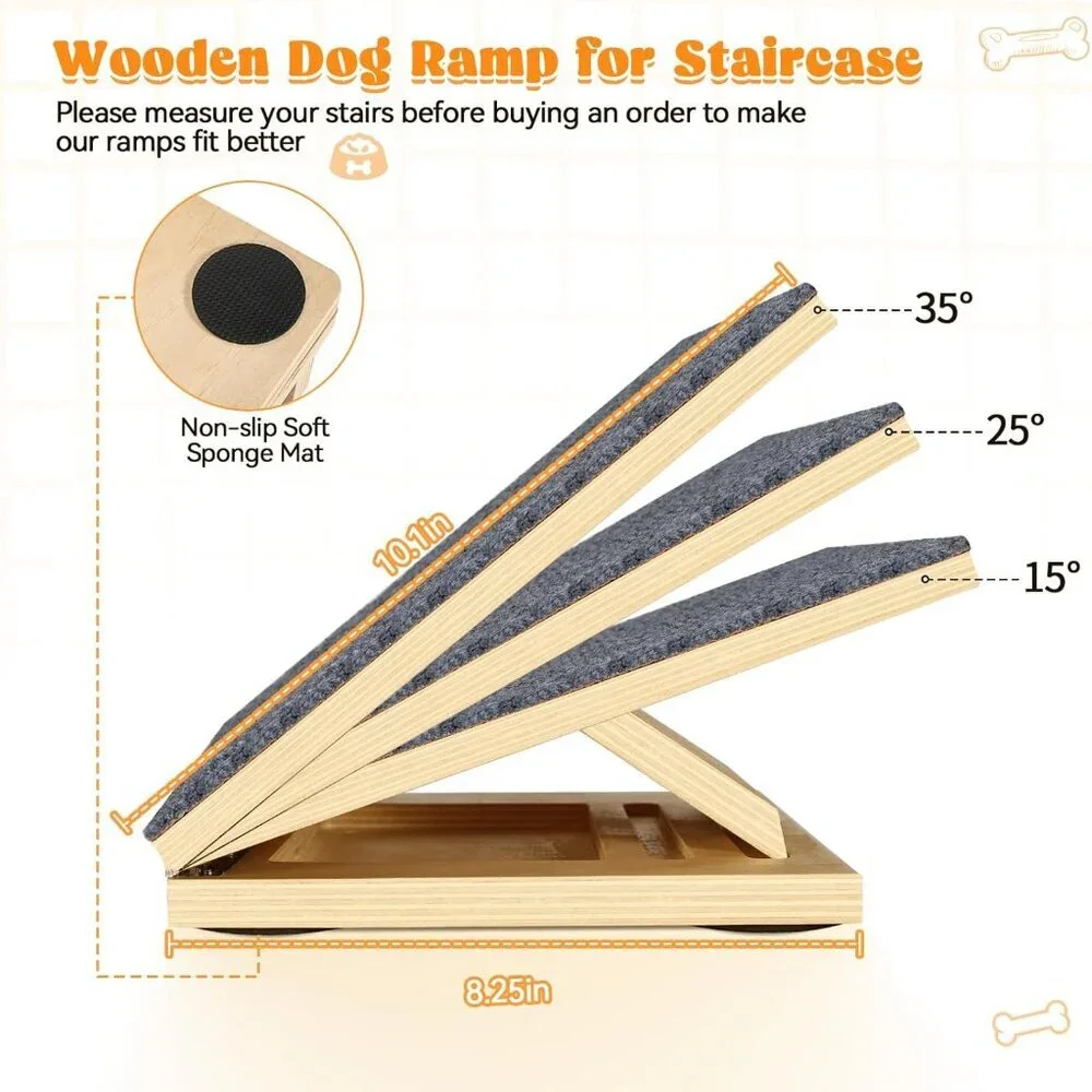 4 Pack Dog Ramps for Stairs