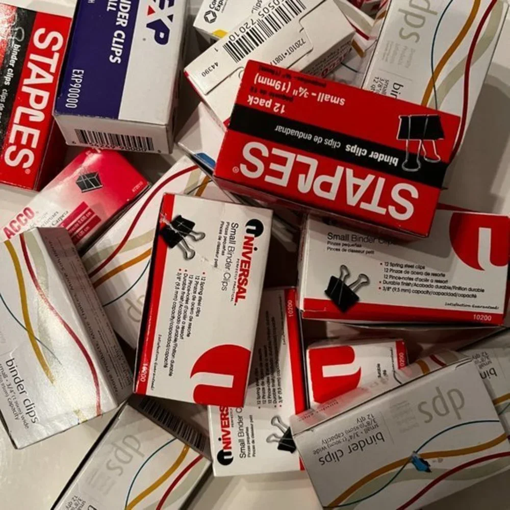 Staples binder greeting these