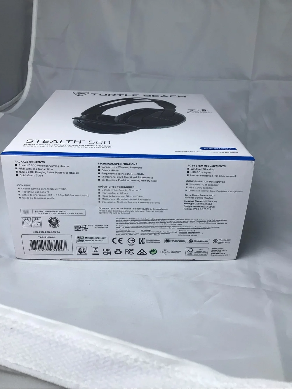 Stealth 500 Wireless Bluetooth Gaming Headset - Black