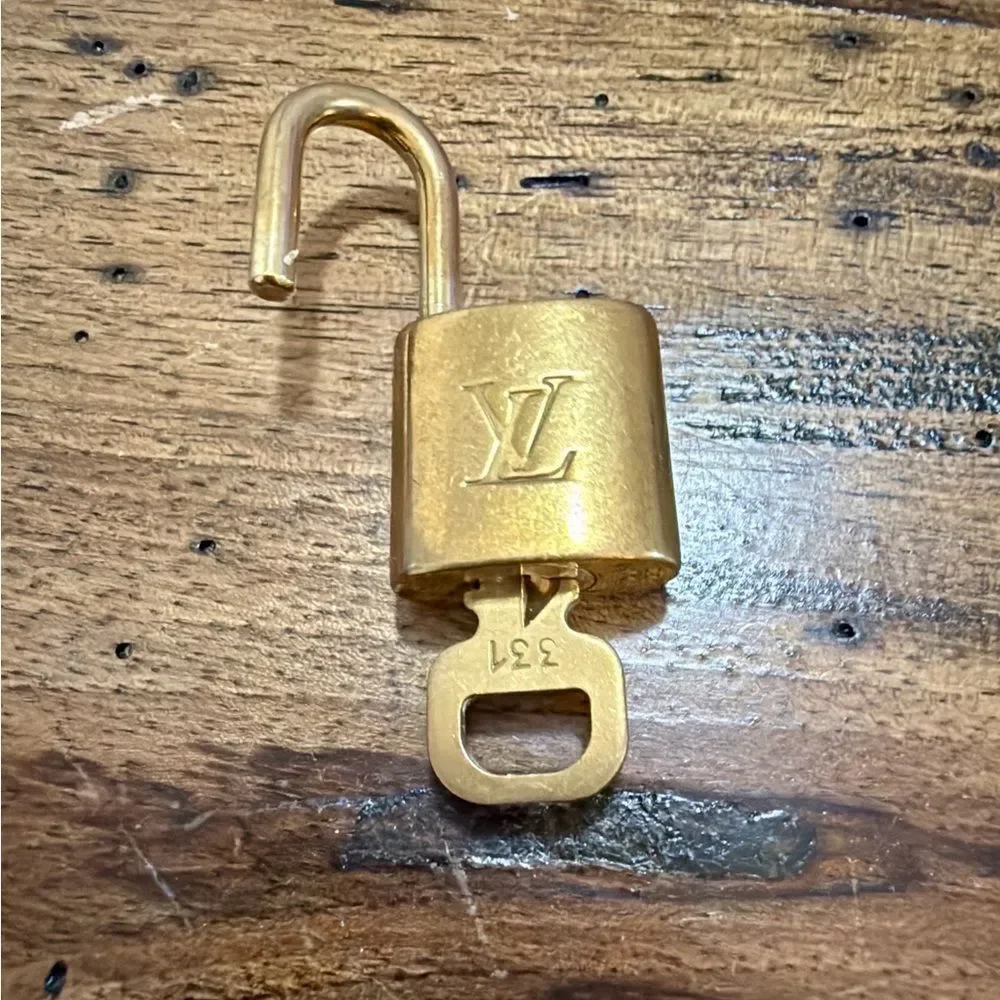 Louis Vuitton brass lock