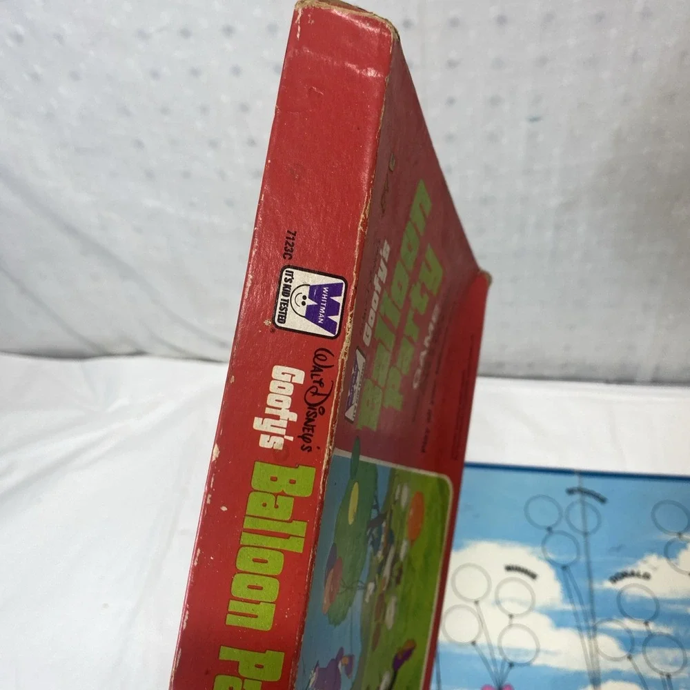 1975 Walt Disney Goofys Balloon Party‎ Whitman Complete Box Is Damaged