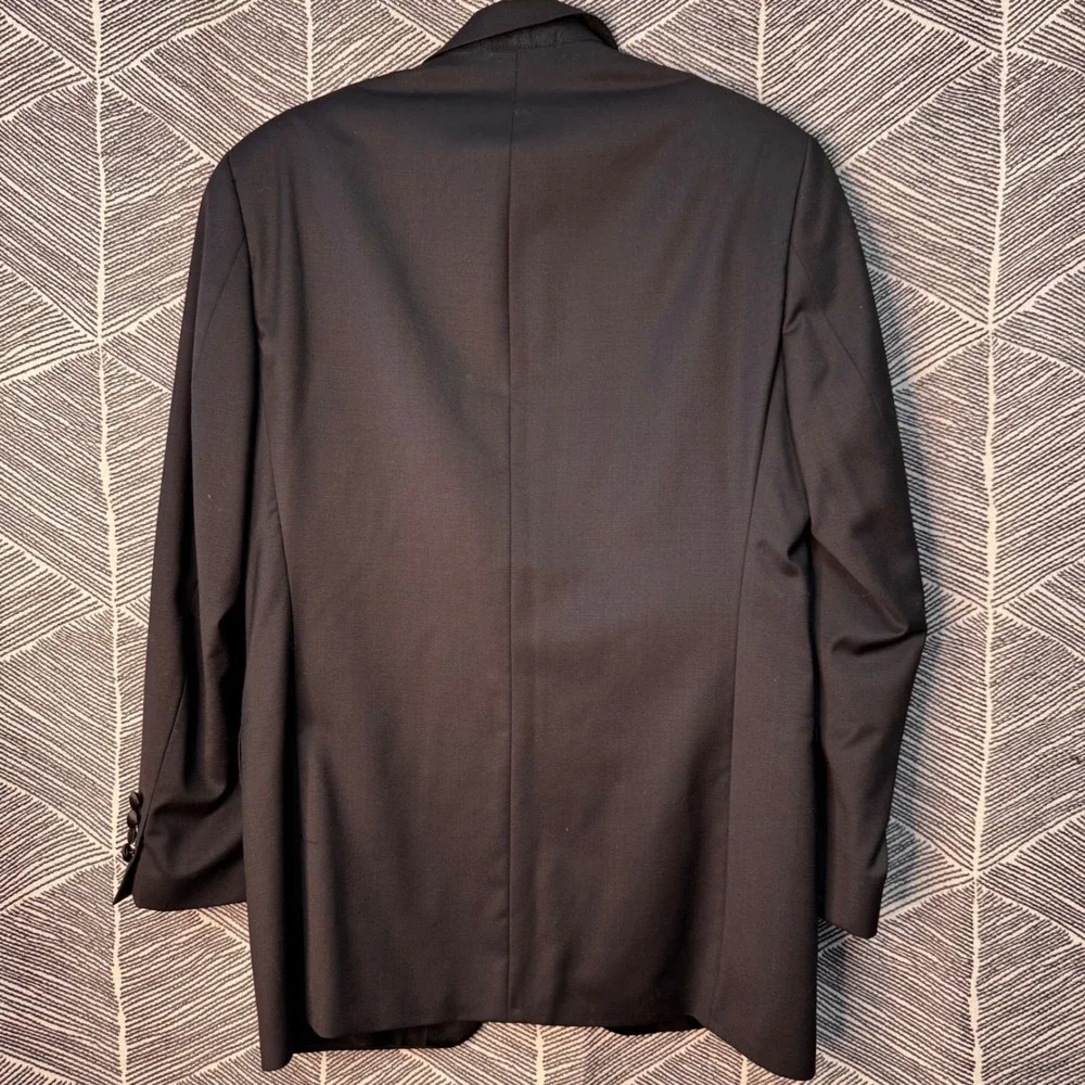 Ralph Lauren Black Wool Tuxedo Jacket Mens Formal‎ Evening Wear Sz 39 / M