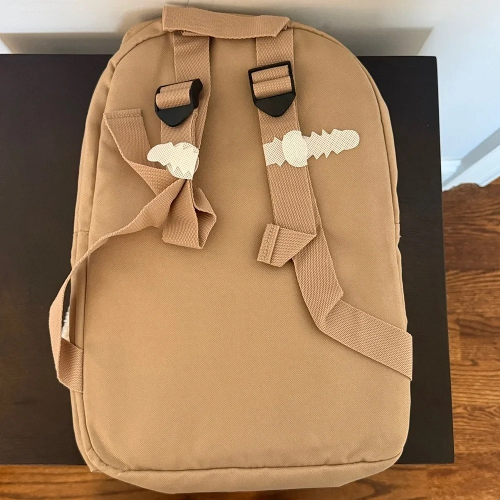 NWT DSW Beige and White Women's Backpack with Mini Backpack