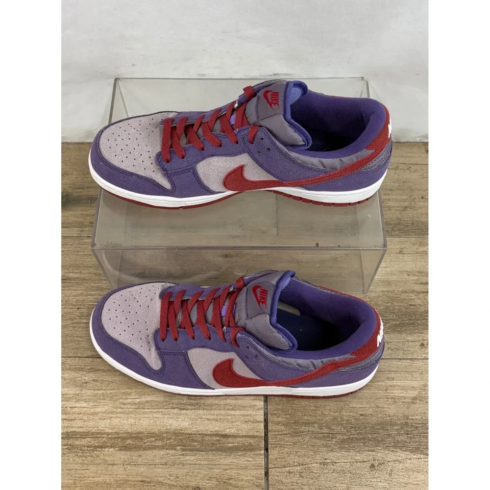 Nike Dunk Low Purple Red Grey Men's Shoes Size 11 CU‎ 1726 500