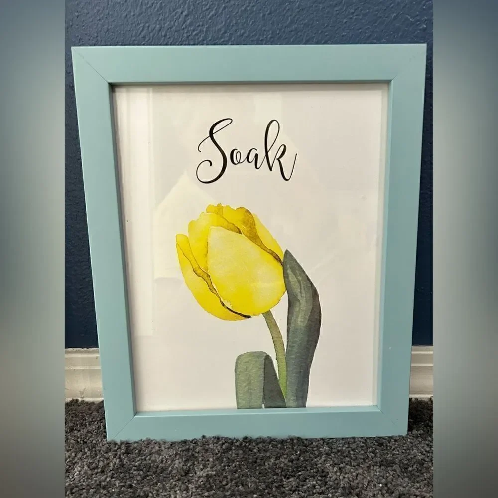 4 Framed Prints for Bathroom decor