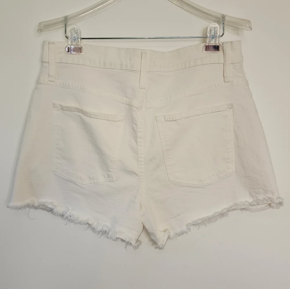 Madewell‎ denim women 32 cutoff white shorts