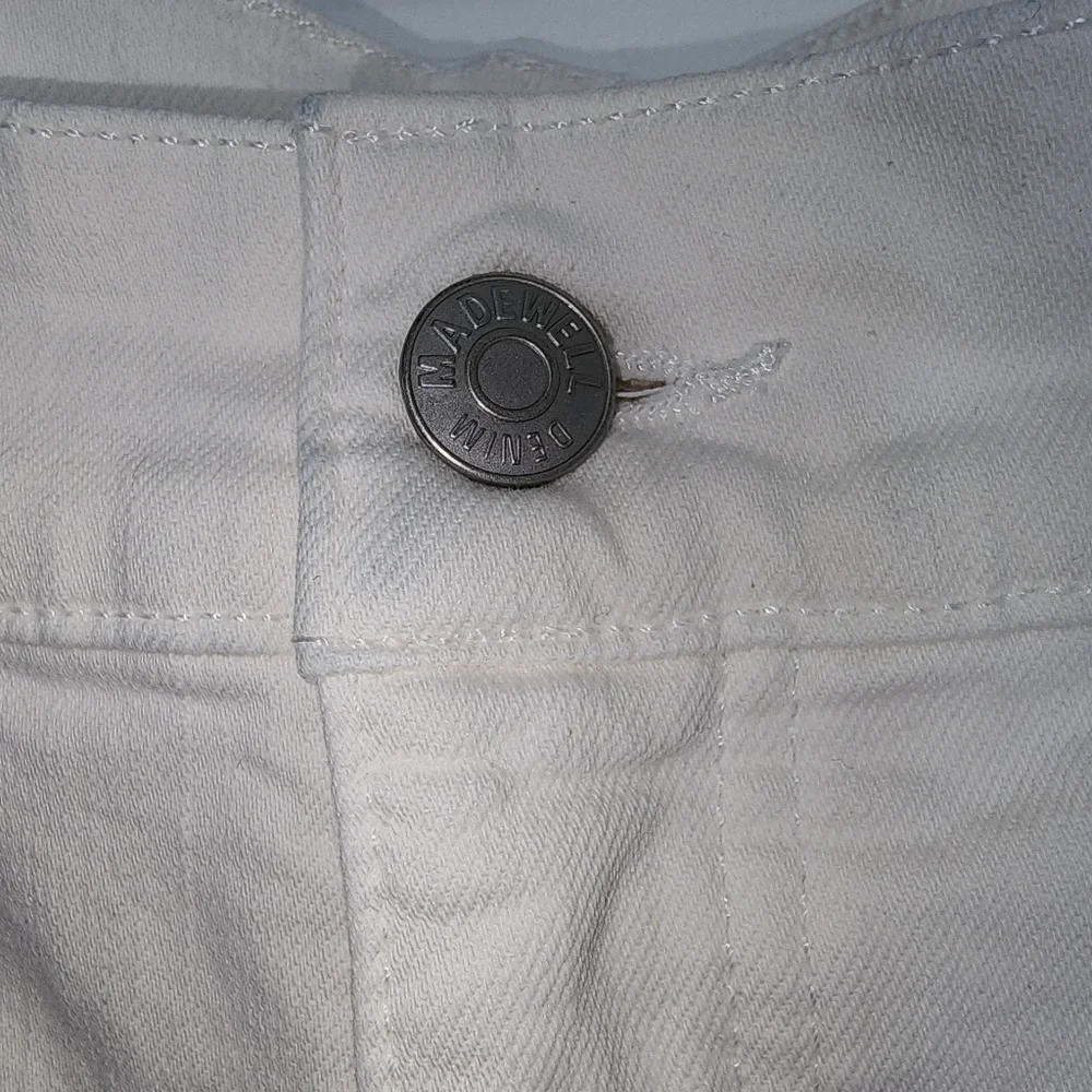 Madewell‎ denim women 32 cutoff white shorts