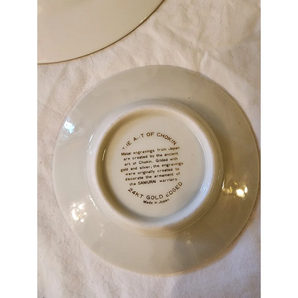 N/A floral plates