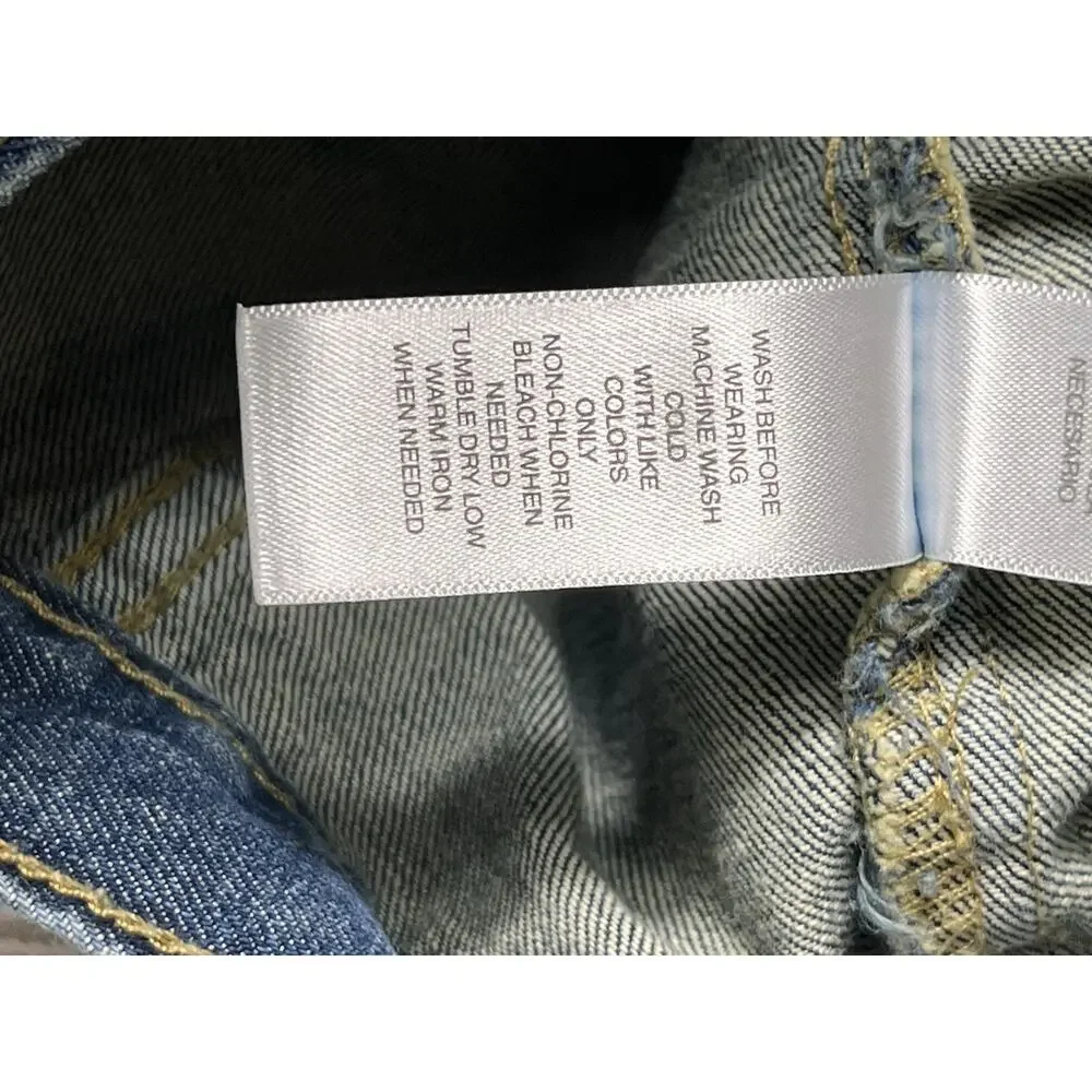 Children's Place Baby Denim Trucker Jacket 9–12 Months Blue Jean‎ Button Front