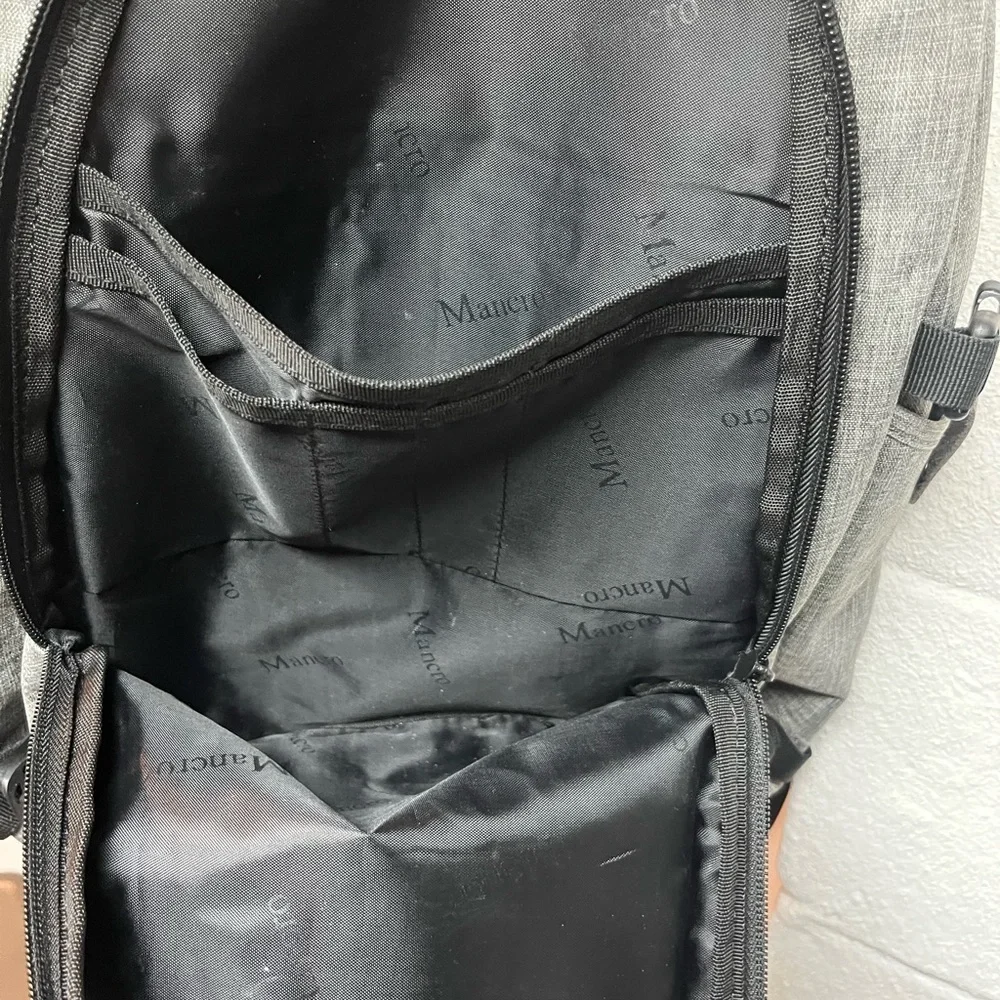 Sleek Gray Backpack for Men