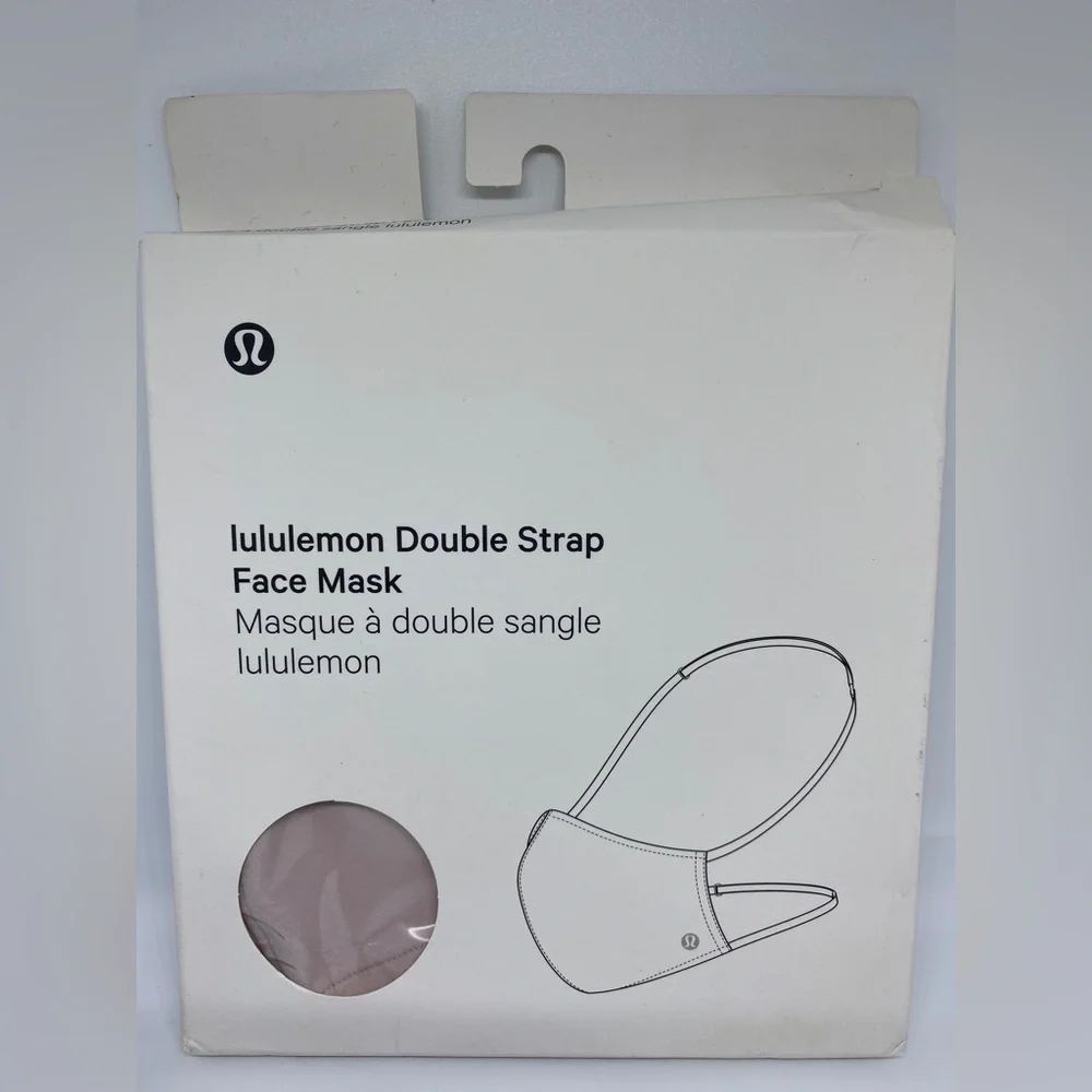 Lululemon Double Strap Face Mask -  Misty Pink