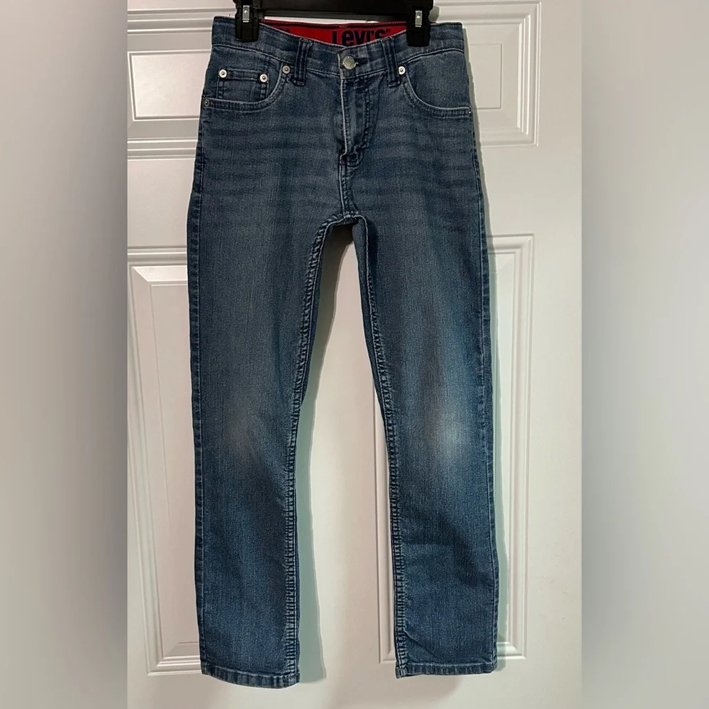 Levi’s 511 Boy’s Jeans Adjustable Waistband Slim/Straight Size 14 Reg (W27 L29)