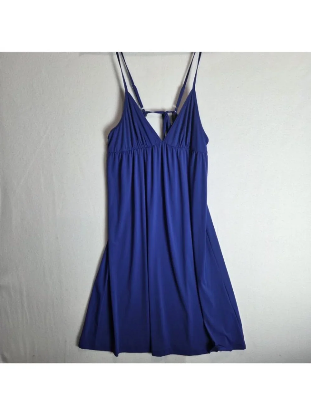 Ekouaer blue lingerie silky