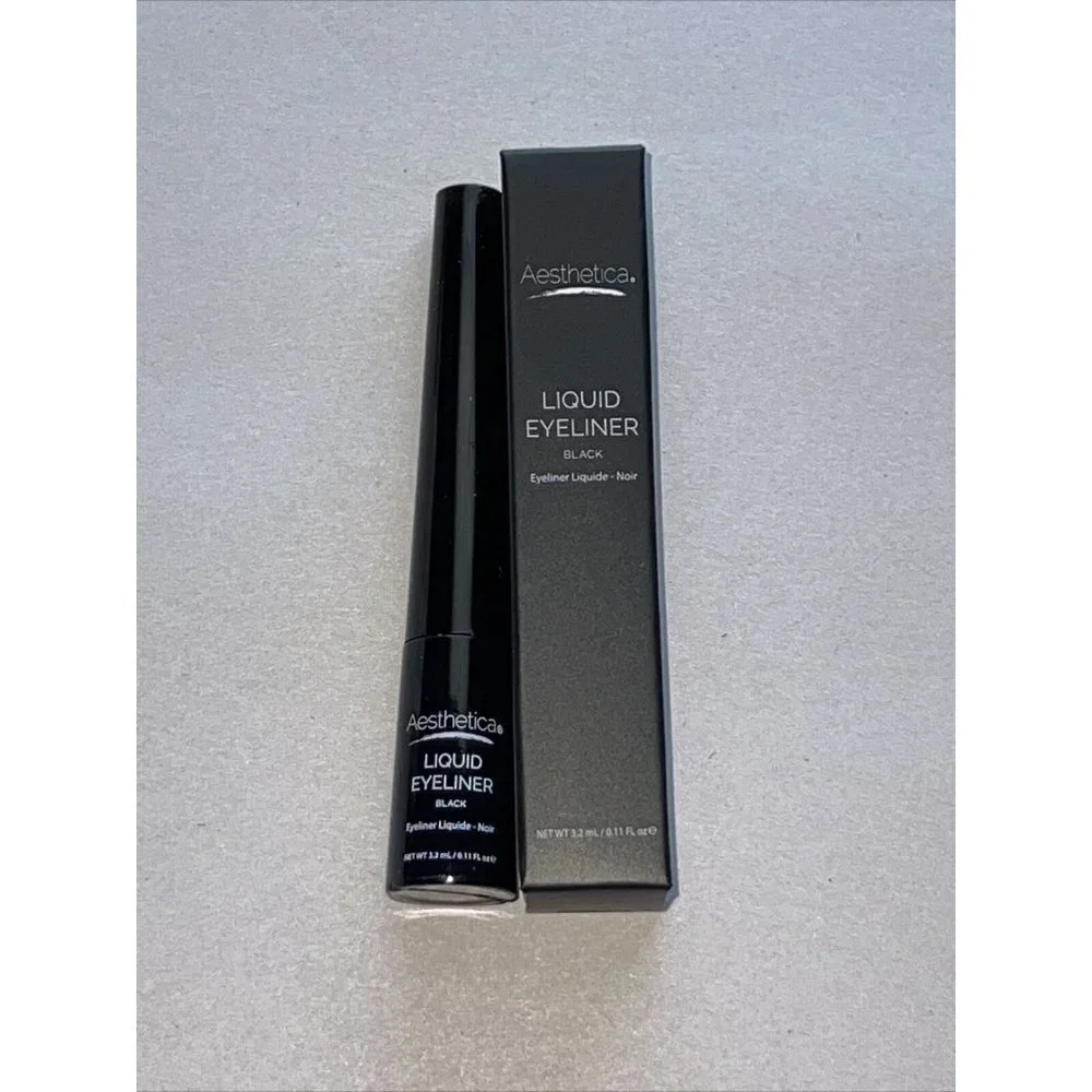 $25 Aesthetica NIB Women Black Liquid Eyeliner Felt‎ Tip 3.2ML Cat Eye Winged