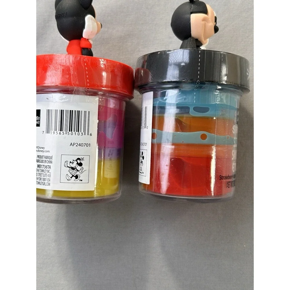 Disney Mickey and Minnie Mouse Stretchy Slime Soap Strawberry Scent New