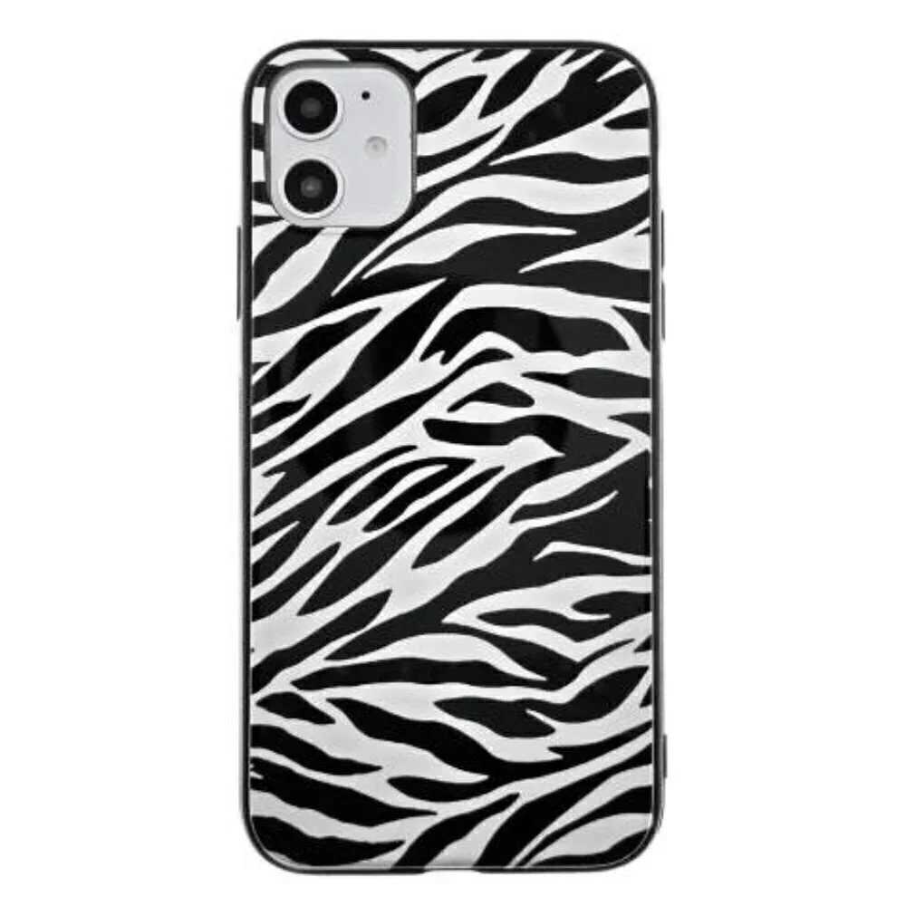 IPHONE 11 PRO MAX CASE, ULTRA SLIM FIT SOFT TPU CASE ZEBRA