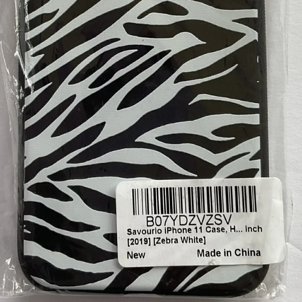 IPHONE 11 PRO MAX CASE, ULTRA SLIM FIT SOFT TPU CASE ZEBRA