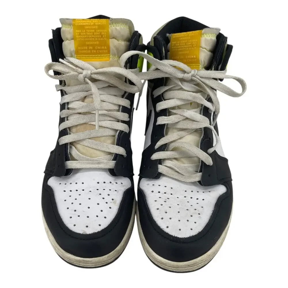 Nike Air Jordan Air Jordan 1 Retro High OG Black Volt 555088-118 Men’s Size 10