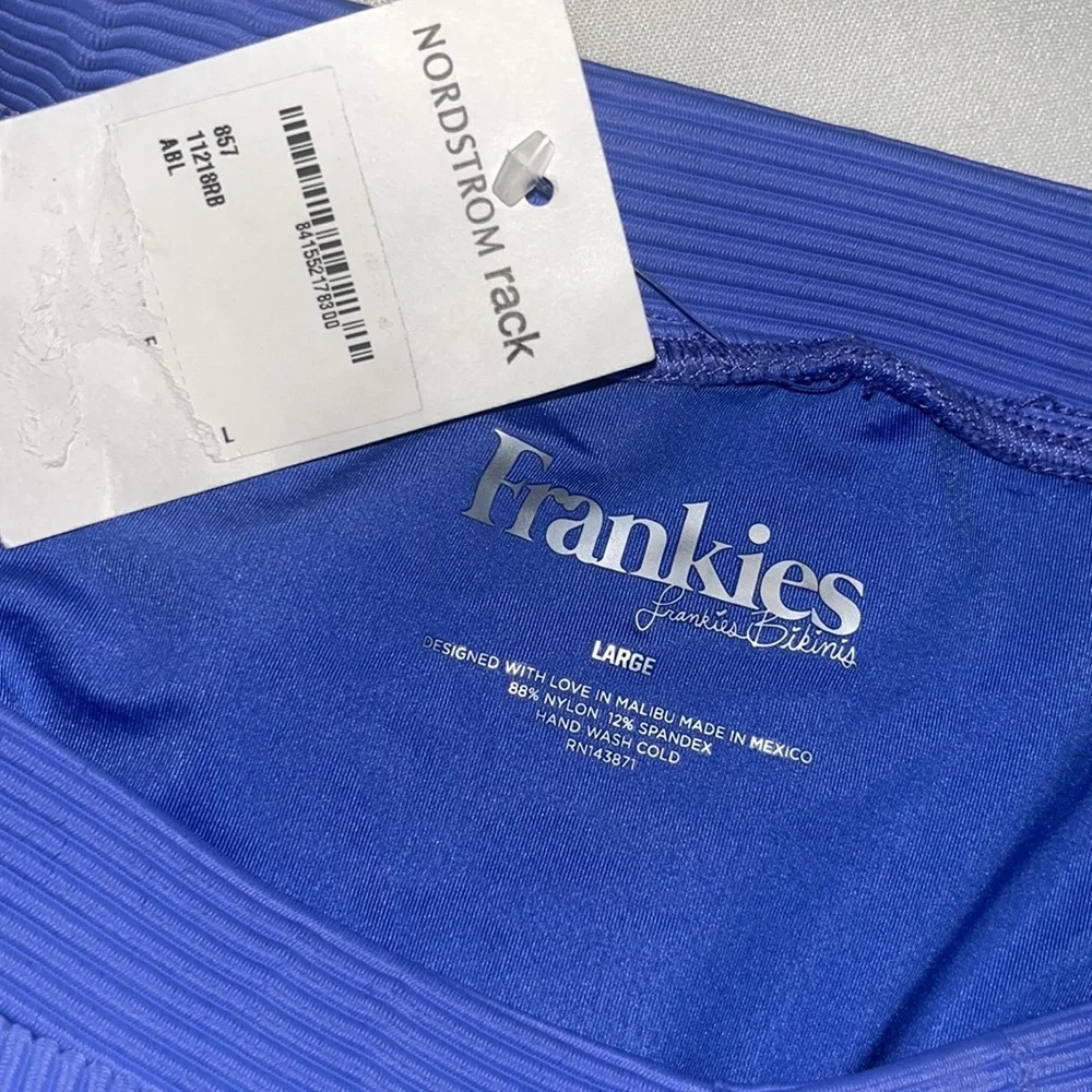 Frankie’s Bikini Ribbed Bottom Sz Large