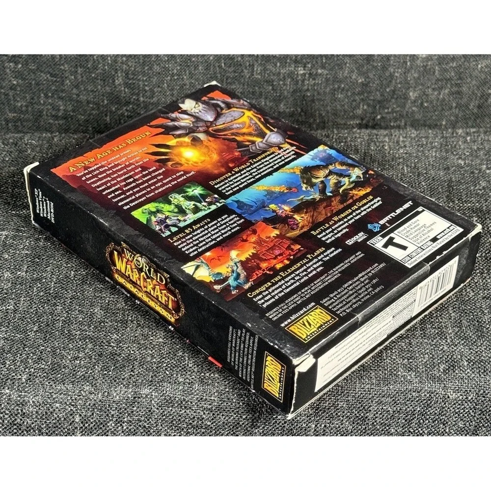 World of Warcraft: Cataclysm Expansion Set (Windows/Mac, 2010) Brand New