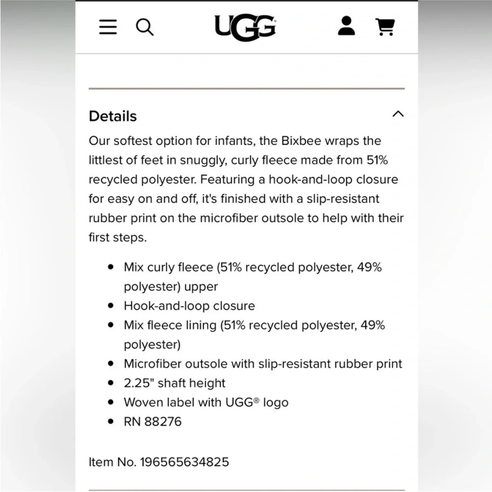 UGG plush sherpa