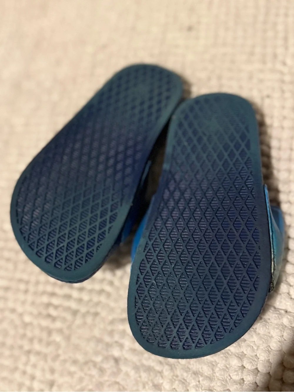 2 Pair Kids Blue Slide Sandals and Mickey Print Blue Flip Flops - 2-Pack