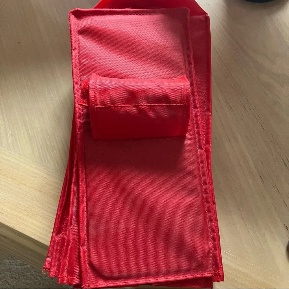 Vintage red collapsible