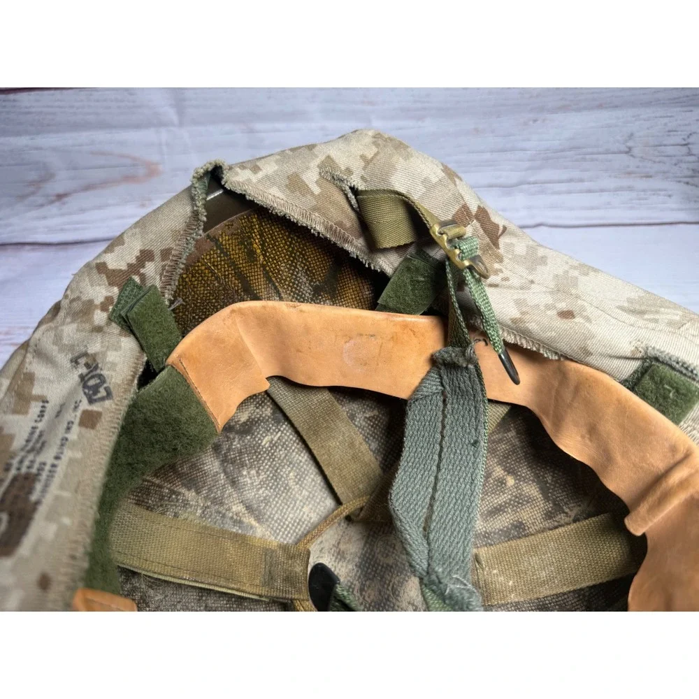 USMC M-3 MARPAT Helmet W/ Cover Woodland Desert XS/S