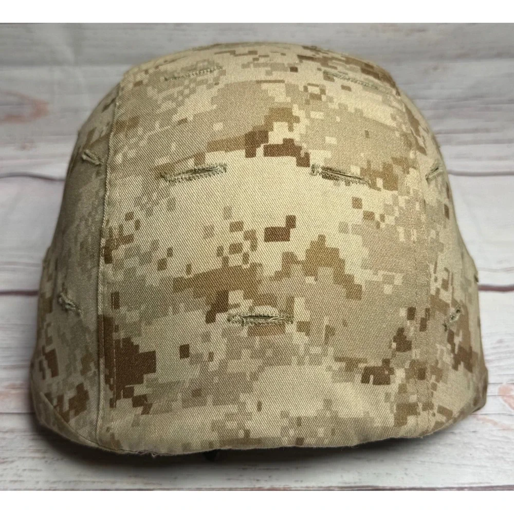 USMC M-3 MARPAT Helmet W/ Cover Woodland Desert XS/S