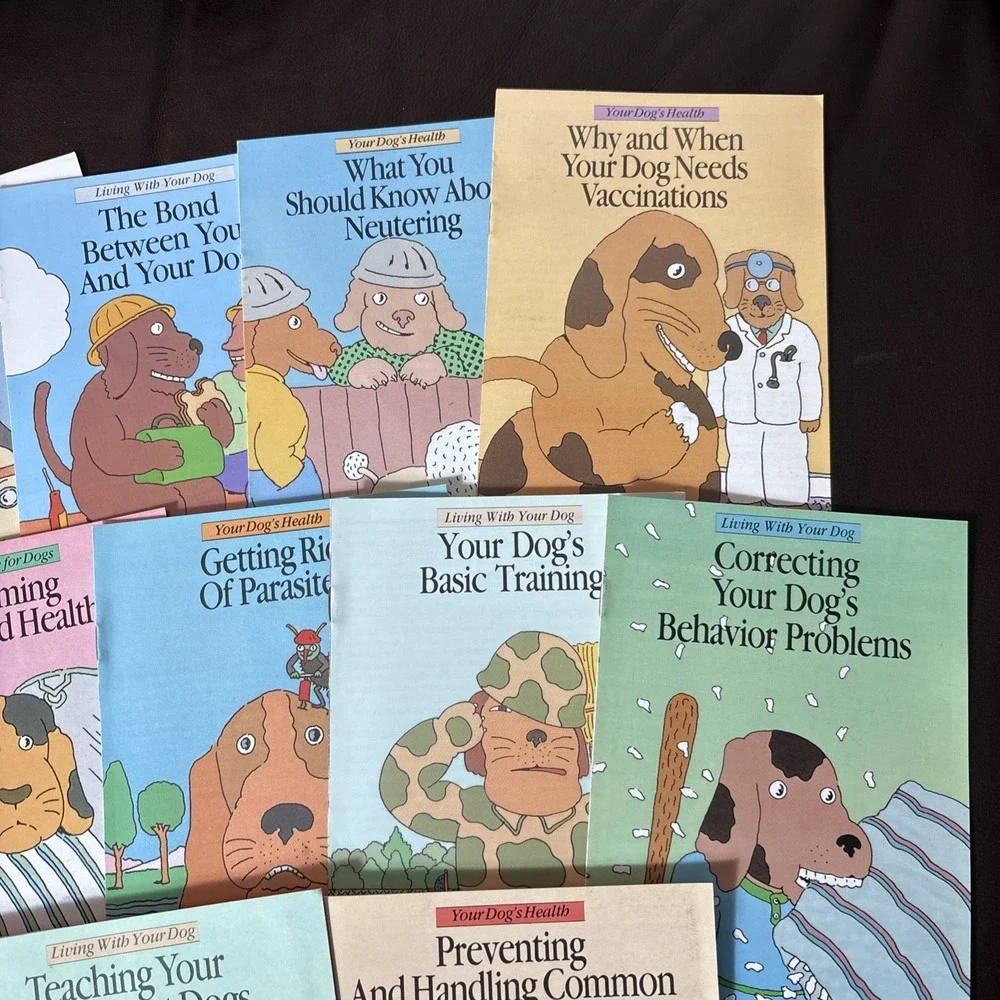 Vintage 1983/1984 Pet Information Dog‎ Pamphlets