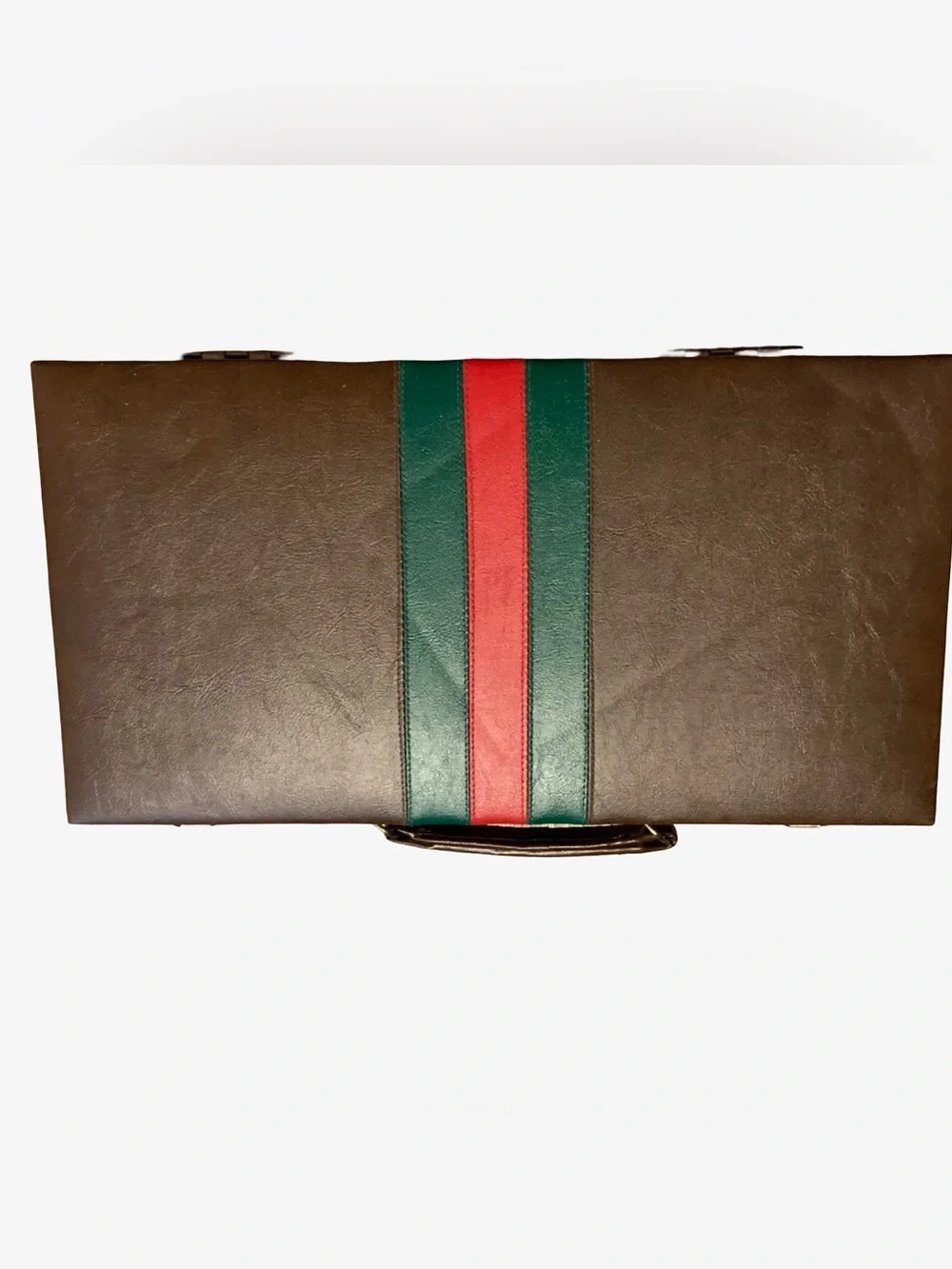 Vintage 70s Dominos Set With Faux Leather  Carrying Case