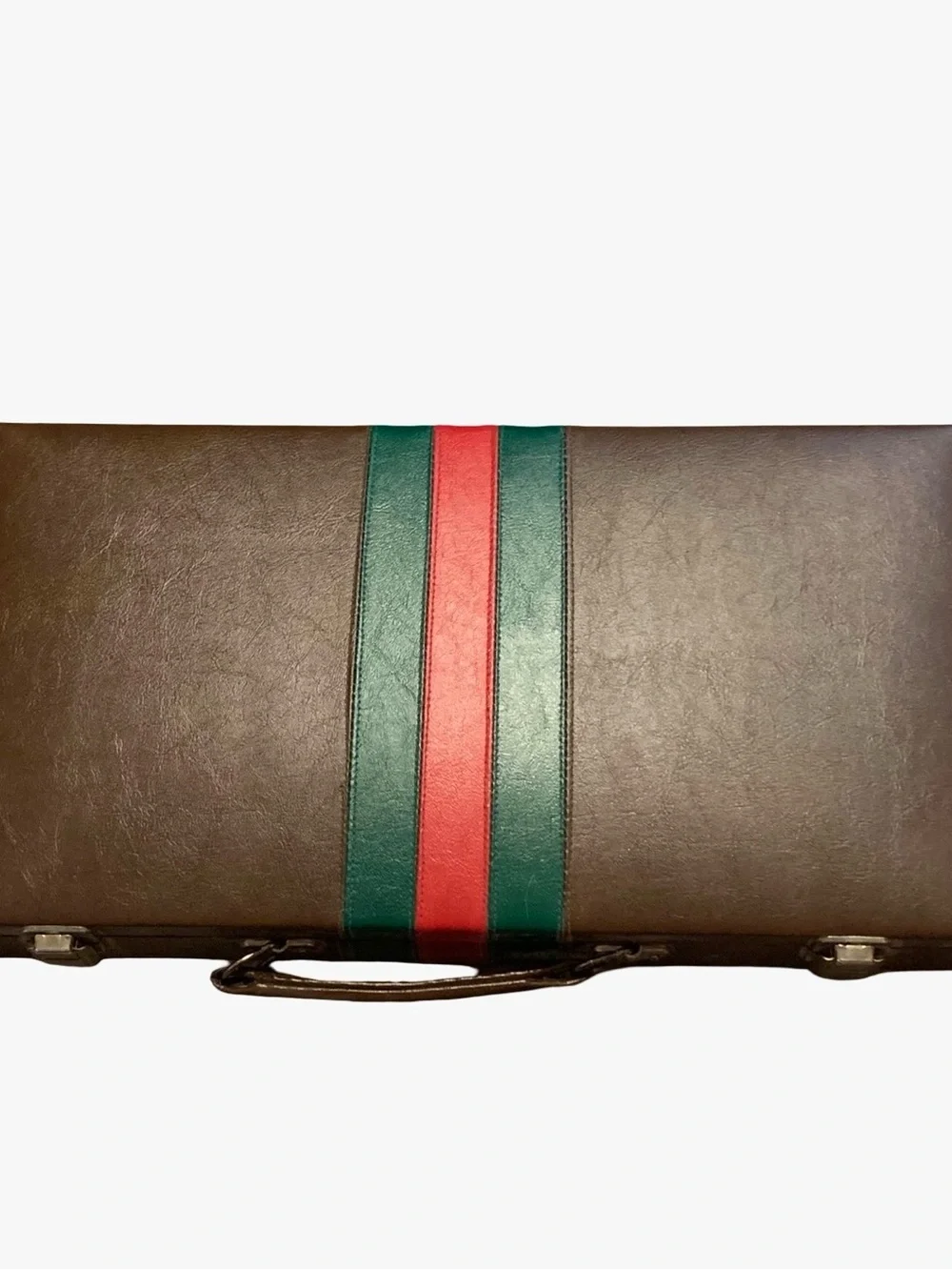 Vintage 70s Dominos Set With Faux Leather  Carrying Case