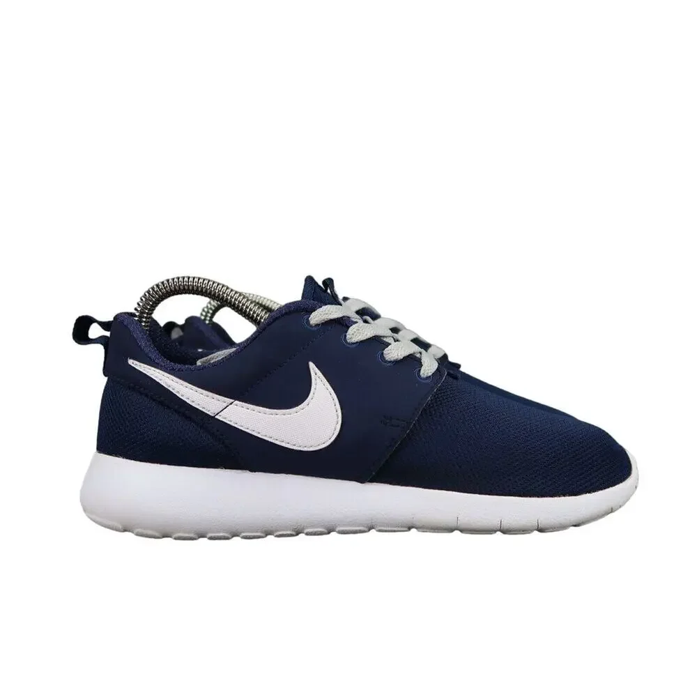 Nike Shoes Youth 4.5 Sneakers Lifestyle Athletic Roshe One Blue White Running GS