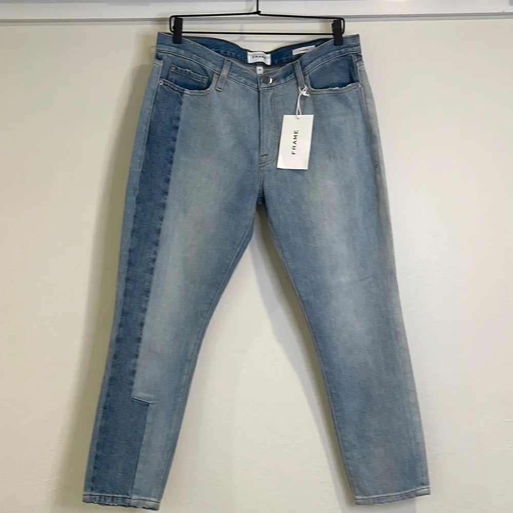 Frame Denim wash worn