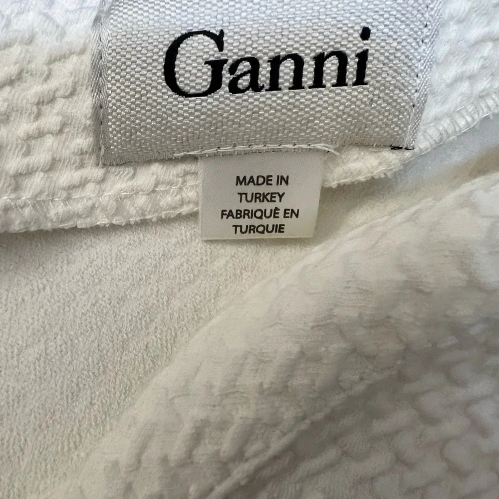 Anthropology Ganni Black and white Midi dress sz XS EUC
