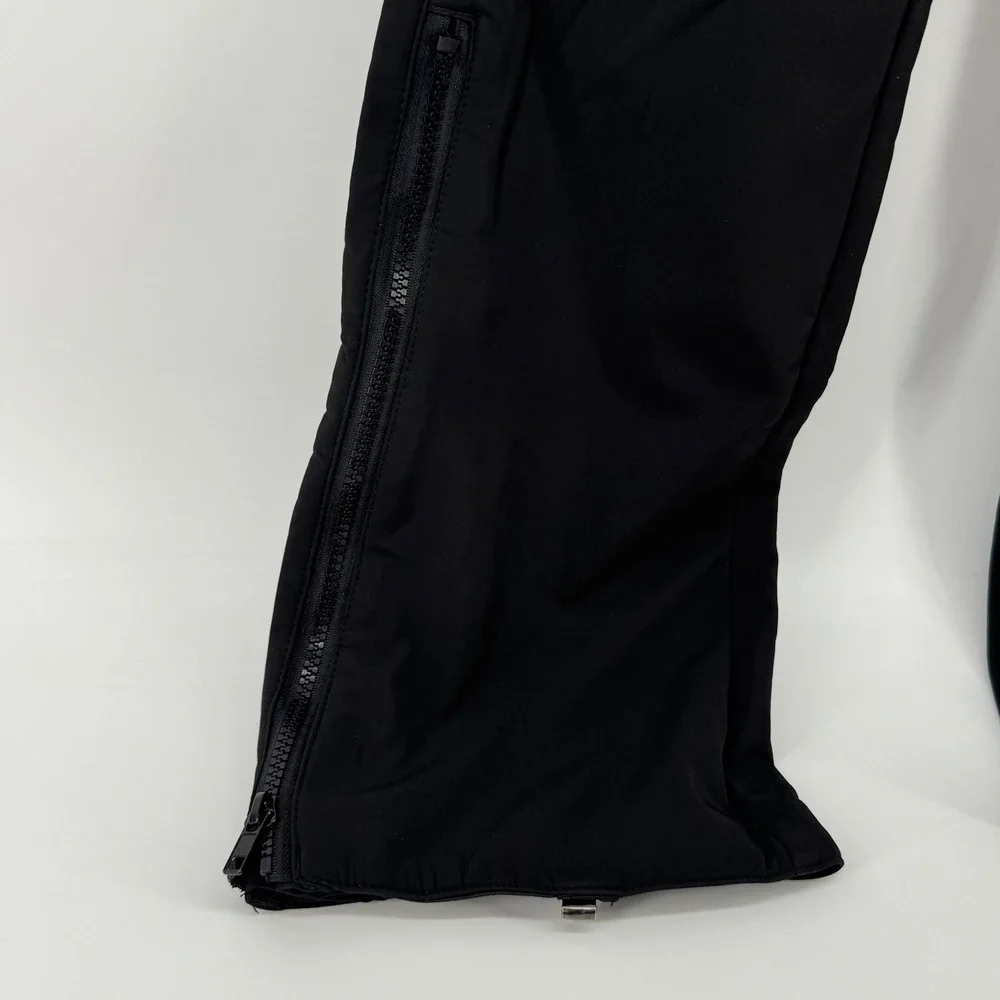 Pulse Womens Snow Pants Black Softshell Fleece Lined Ski Trousers Medium