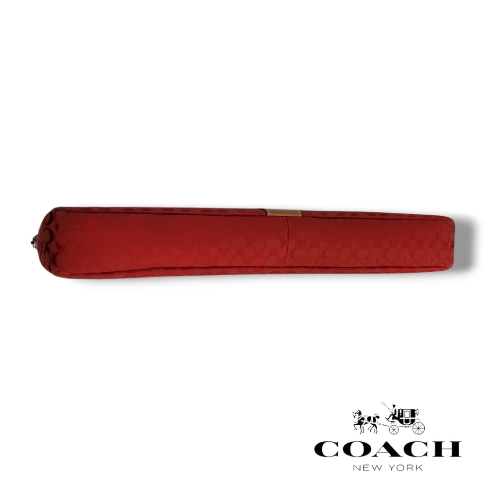 Coach red signature