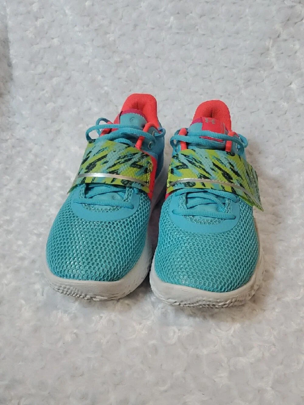 Under Armour Turquoise & Coral Women's Training Shoes