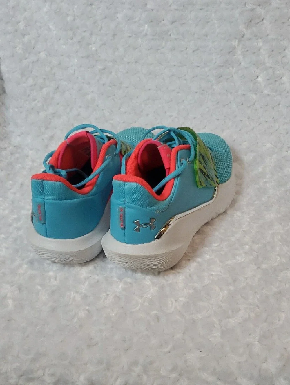 Under Armour Turquoise & Coral Women's Training Shoes