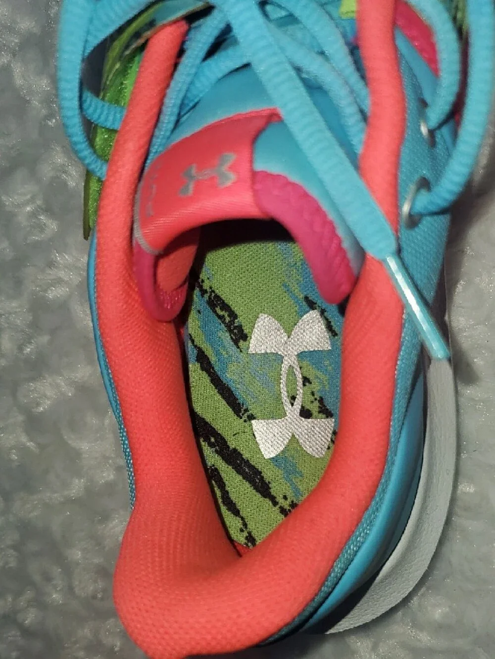 Under Armour Turquoise & Coral Women's Training Shoes