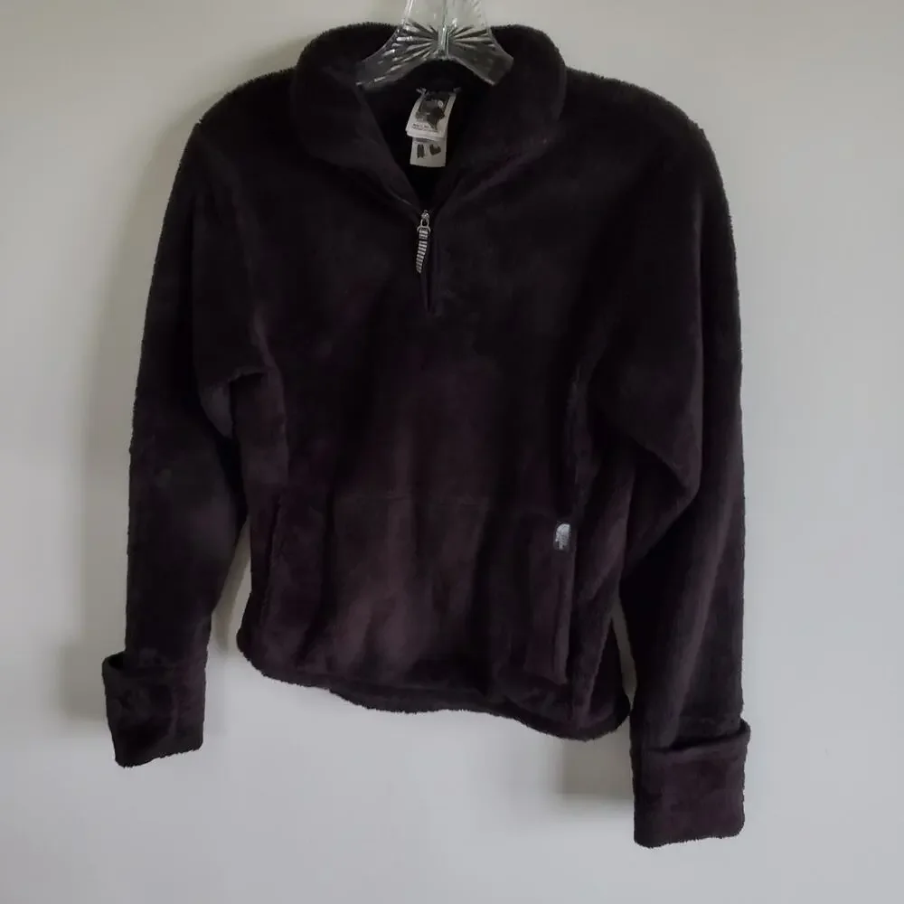 North Face Black Fleece Half Zip Pullover