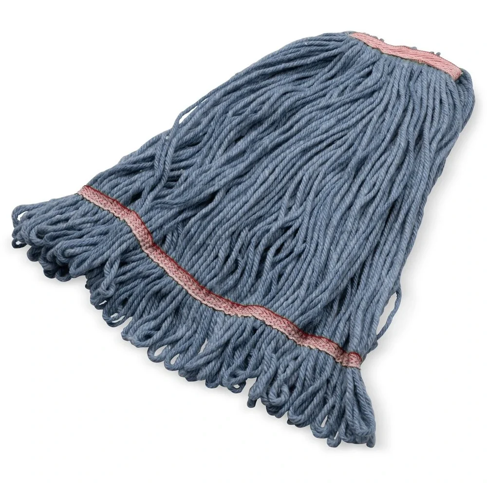 Sparta 4-Ply Large Looped End Mop Head Blue Blend Narrow Band 369325M14 NEW